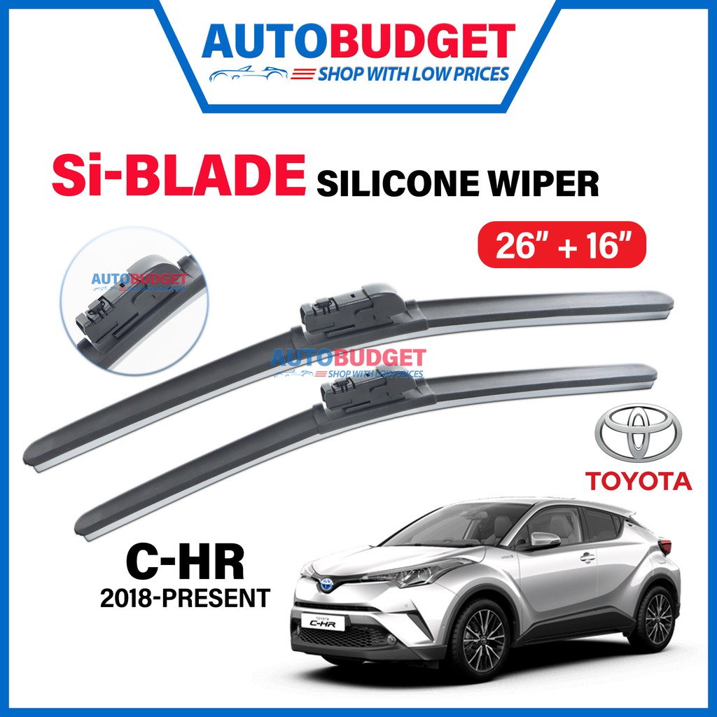 TOYOTA CHR 20182021 Present AUTOBUDGET SiBlade Silicone Wiper