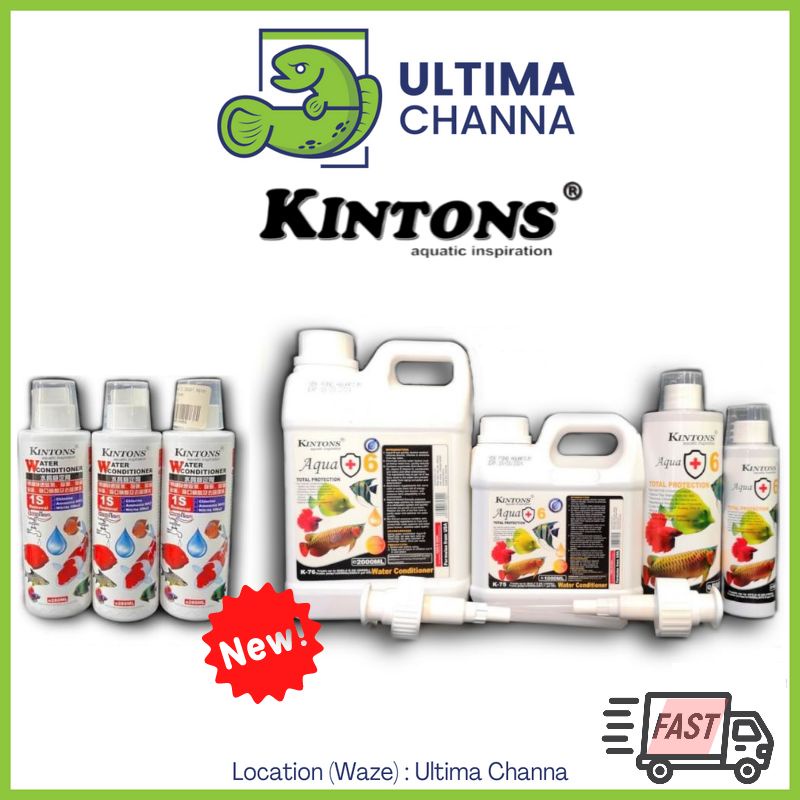 Kintons 1S antichlorine/ Aqua+ 6 Water Conditioner remove chlorine