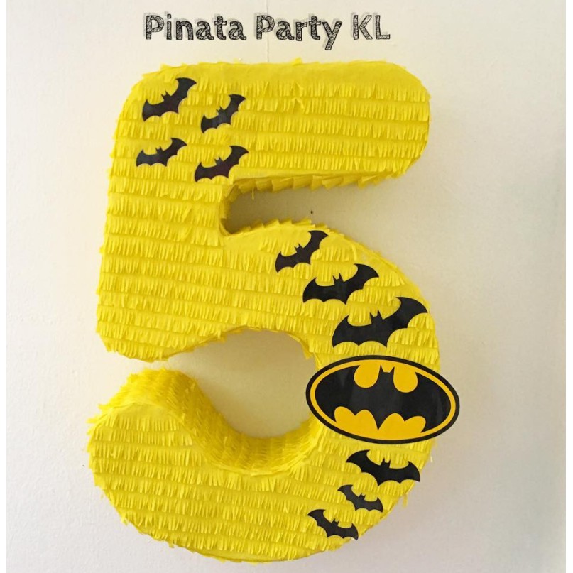 Cool and Fancy Number 5 Batman Theme Pinata | Shopee Malaysia