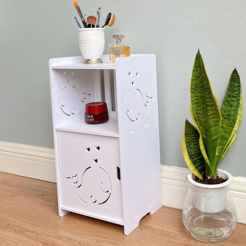 Ready Stock EZIFIX Modern and Simple Bedside Table Coffee Table Bathroom Storage Side Table End