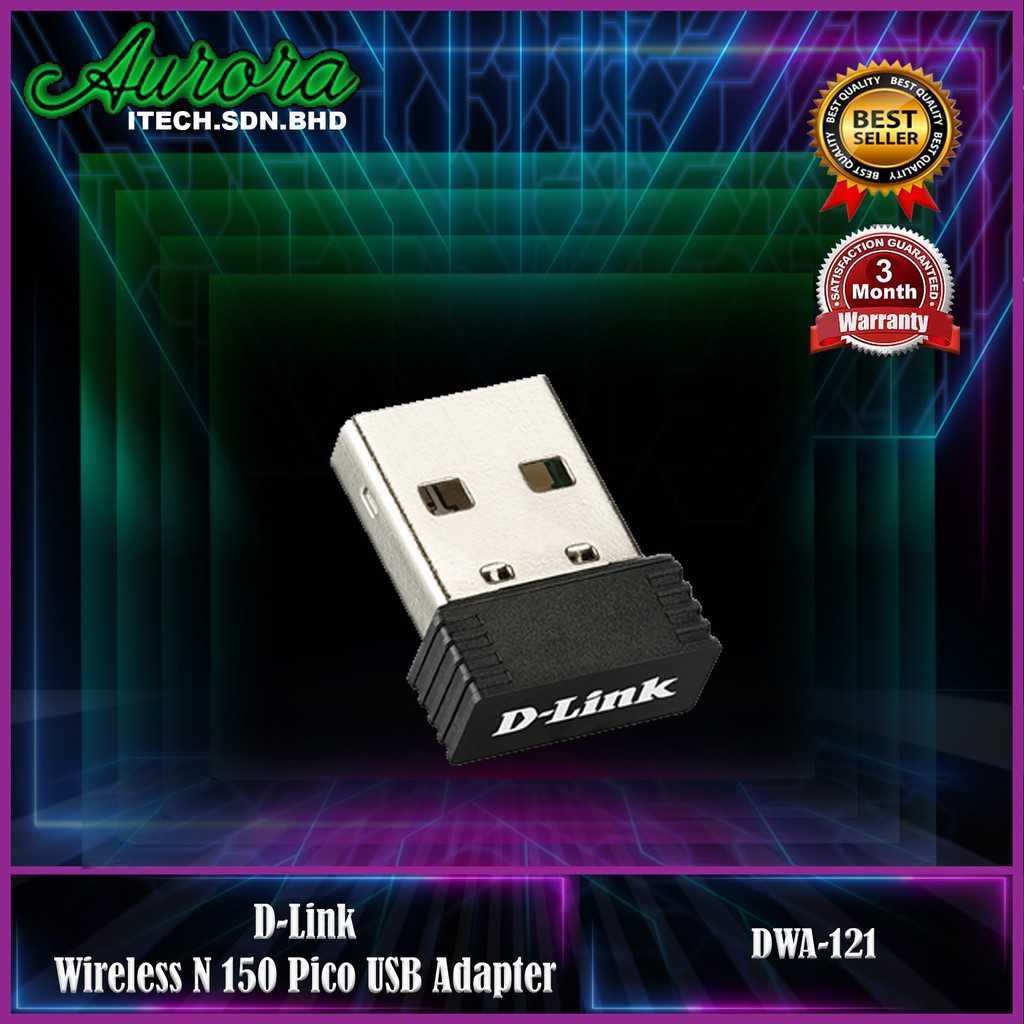 D Link Dwa 121 Wireless N 150 Pico Usb Adapter Shopee Malaysia