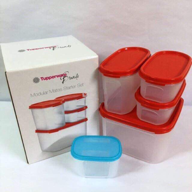 🔥🔥🔥Tupperware modular set (4pcs)+free (1)FreezerMate