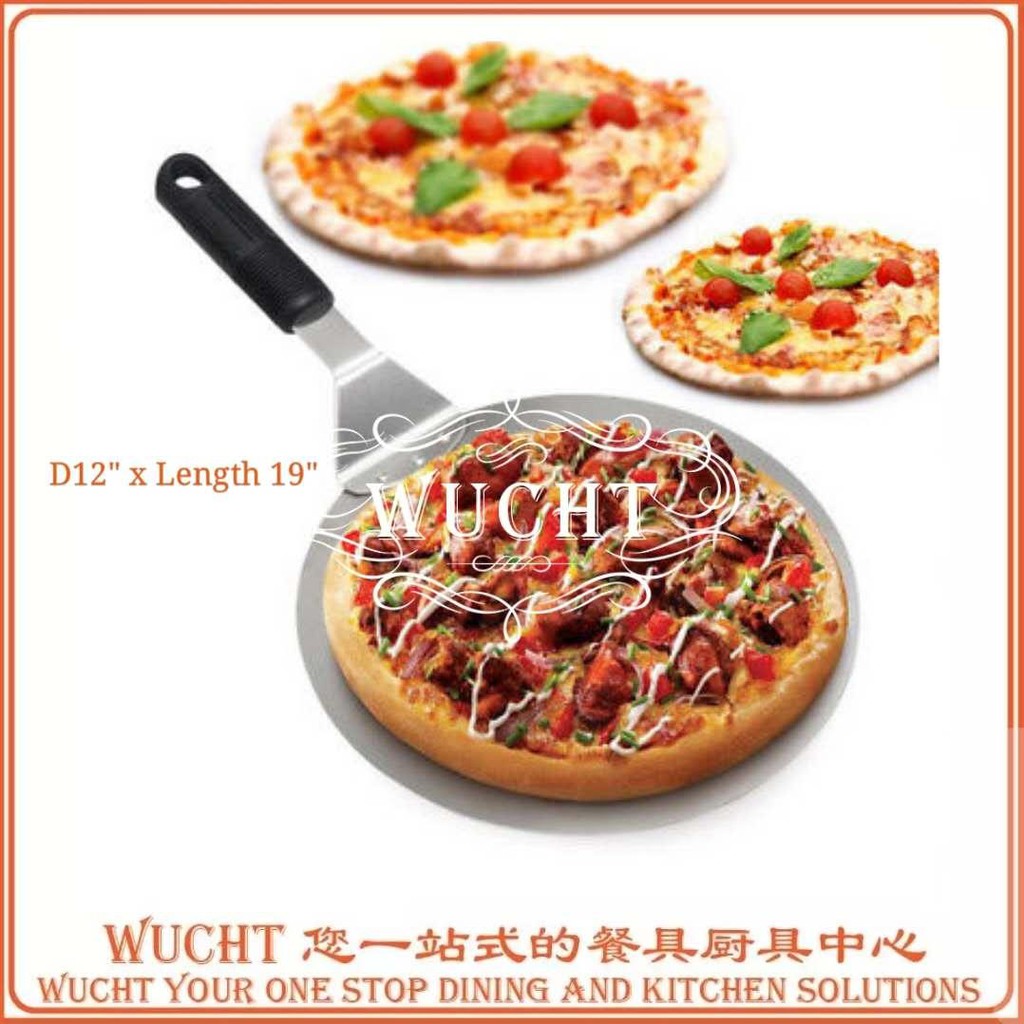 【WUCHT】12" STAINLESS STEEL PIZZA PEEL 12" / OVEN PEEL 12“ / PIZZA LIFTER 12" / PIZZA COLLECTOR