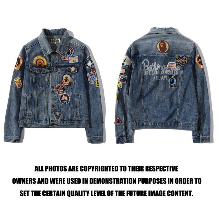 bape denim jacket