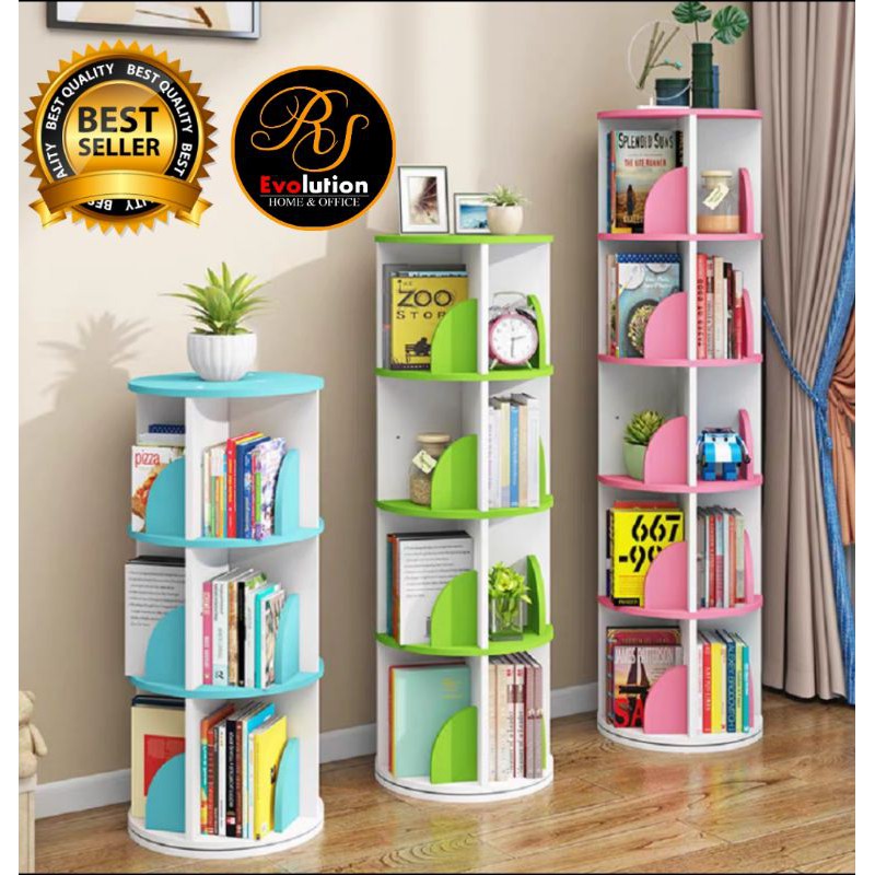 RAK BUKU PUSING 360 PERPUSTAKAAN RAKBUKU RUMAH Shopee RAK BUKU PUSING 360 PERPUSTAKAAN RAKBUKU RUMAH Shopee
