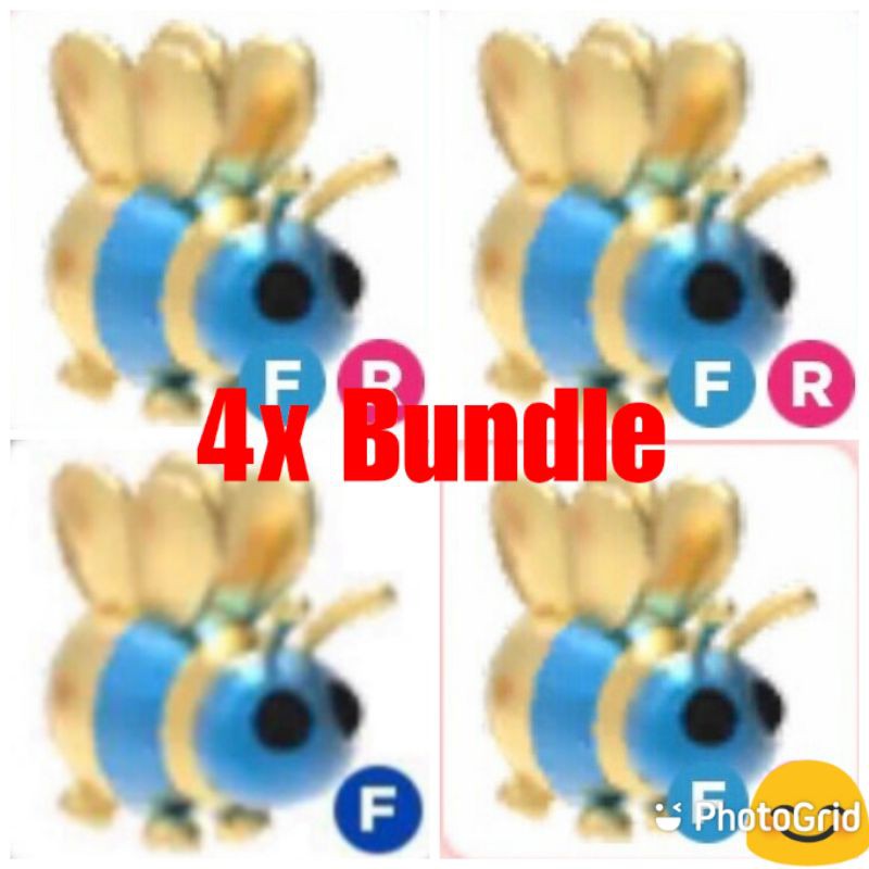 Adopt Me X4 Bundle Legendary Queen Bee Making Neon Fly Ride Shopee Malaysia - details about adopt me neon queen bee fly ride roblox