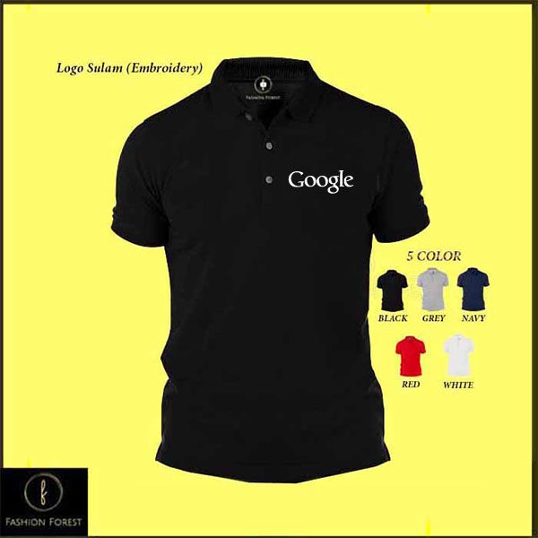 Polo T-Shirts Kolar Baju Sulam Search Engine Google Casual Fashion Unisex Baju Cotton