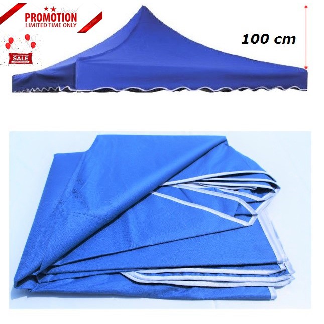 Super A Canvas Only For 10 X 10 Roof 100cm Canopy Kanvas Shj Utk 