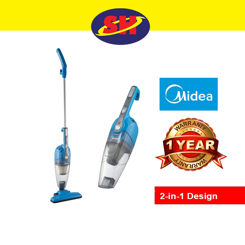 Midea 600W 2 In1 Stick Wired Vacuum Cleaner(Blue) Shopee Malaysia
