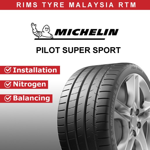 245 40r19 Michelin Pilot Super Sport Pss 19 Inch Promo17 Tyre Tire Tayar 245 40 19 Free Installation Shopee Malaysia
