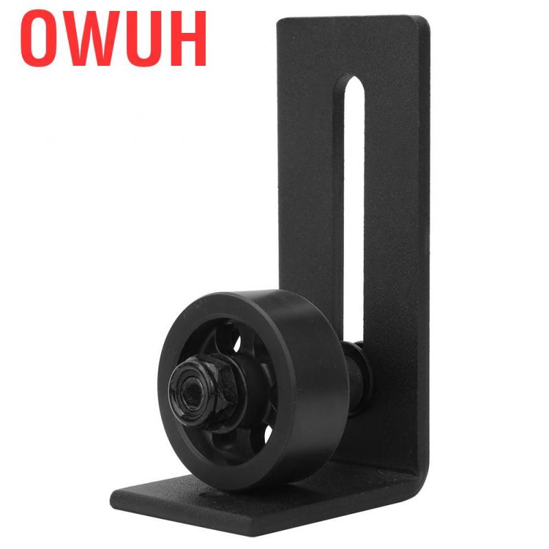 Owuh Sliding Barn Door Bottom Adjustable Single Roller Guide Wall