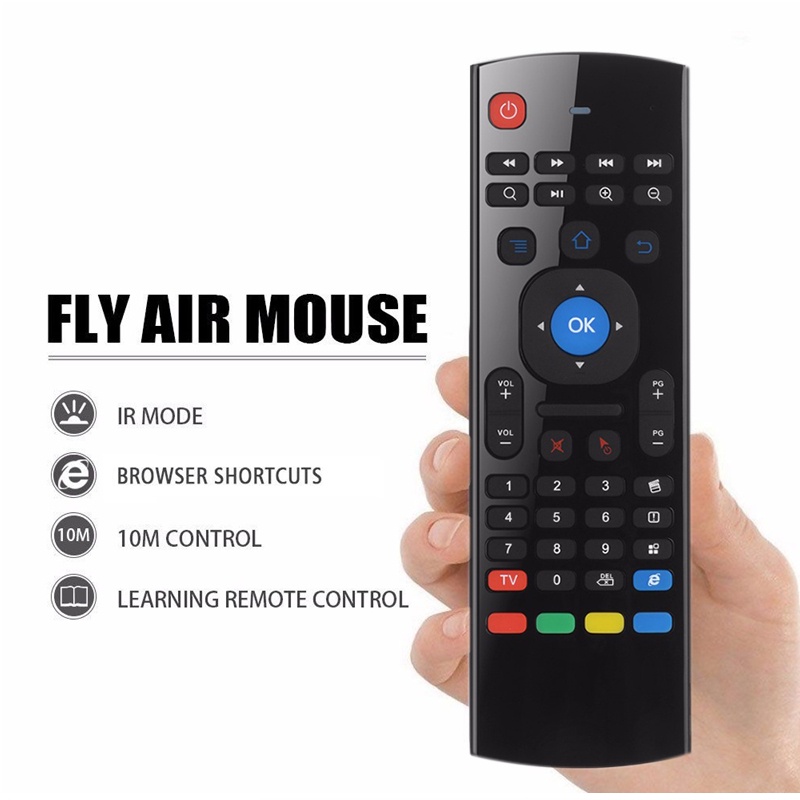 Have Multi MX3 Fly Air Mouse 2.4G Wireless Remote Control Backlight Keyboard 81 keys Smart Controller Android TV box ... - Image 3