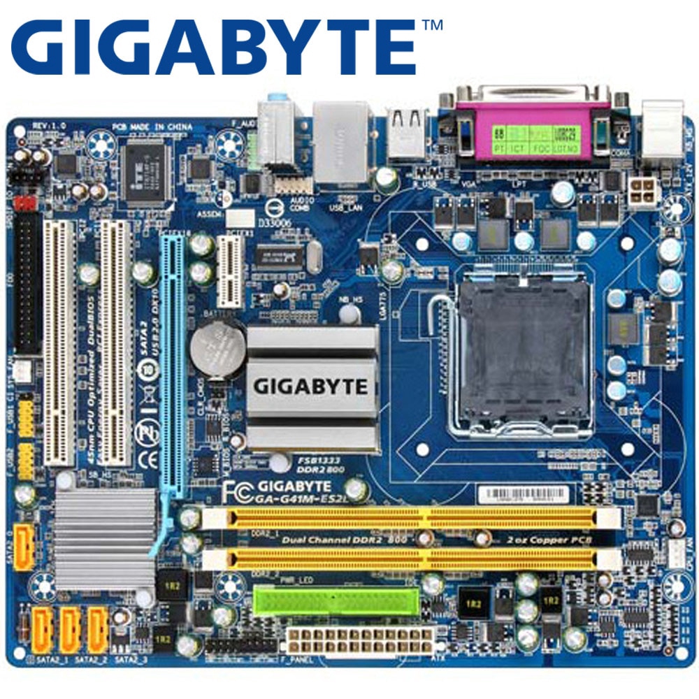 Computers Tablets Networking Gigabyte Ga G41m Combo Motherboard Lga775 Intel G41 Ddr3 Ddr2 Pcie Sata Rev 3 0 Yamg Ae