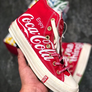 coca cola converse red