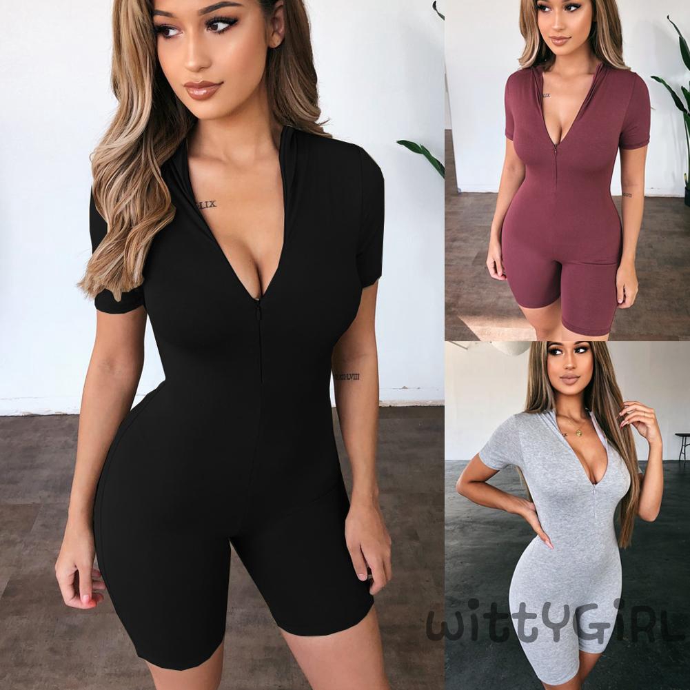 short tight jumpsuit