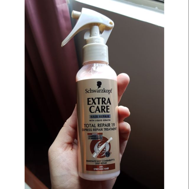 New Schwarzkopf Extra Care Hair Repair Treatment Spray Shopee