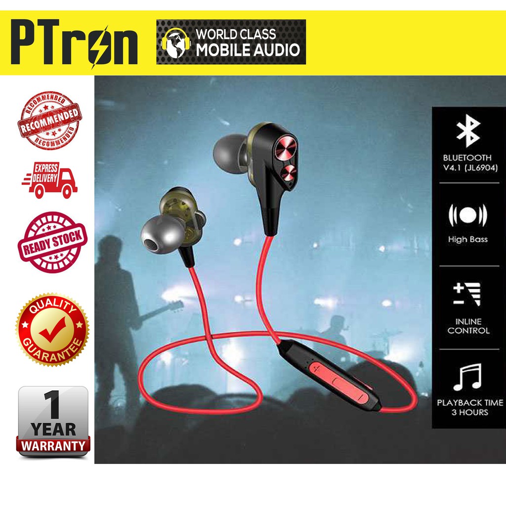 ptron bt boom 4d bluetooth headphones