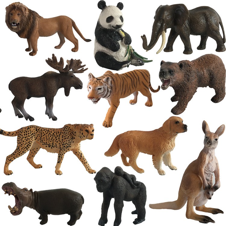 lifelike animal figurines