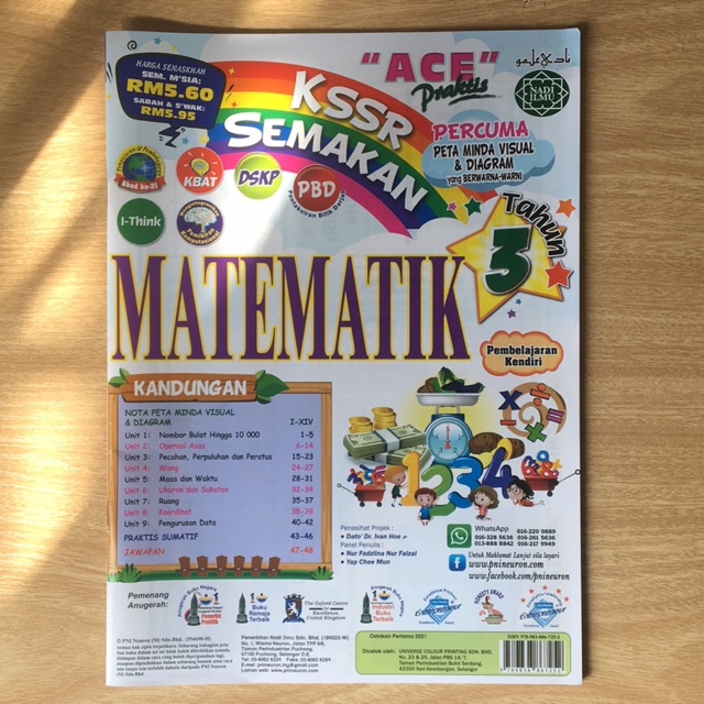 Buy Buku latihan matematik tahun 3( New)  SeeTracker Malaysia