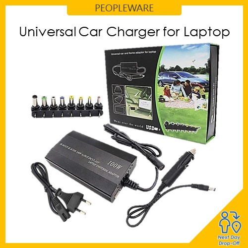 UNIVERSAL INCAR LAPTOP CHARGER 100W Shopee Malaysia