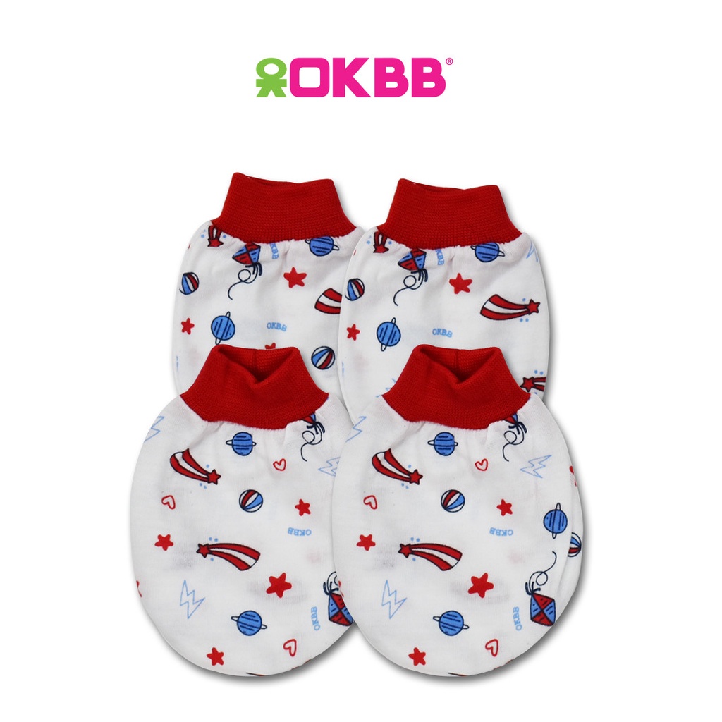 OKBB 2 in 1 Baby Mittens & Socks MB2002