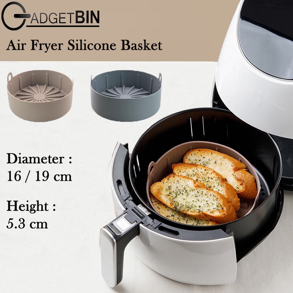 Air Fryer Silicone Basket Pot FDA Approved Food Safe Air Fryer