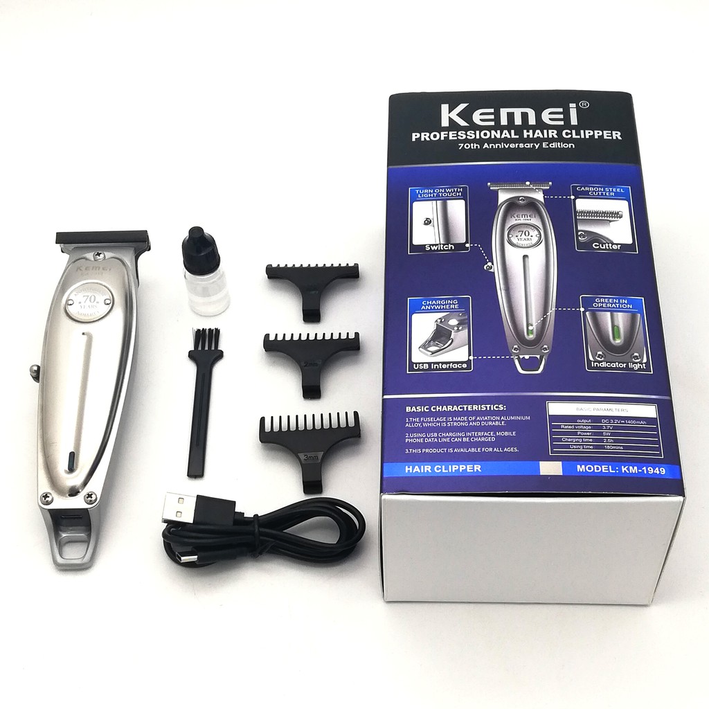 kemei trimmer charger