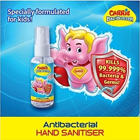 Carrie BacBuster Kids Hand Sanitiser 50ML | Shopee Malaysia