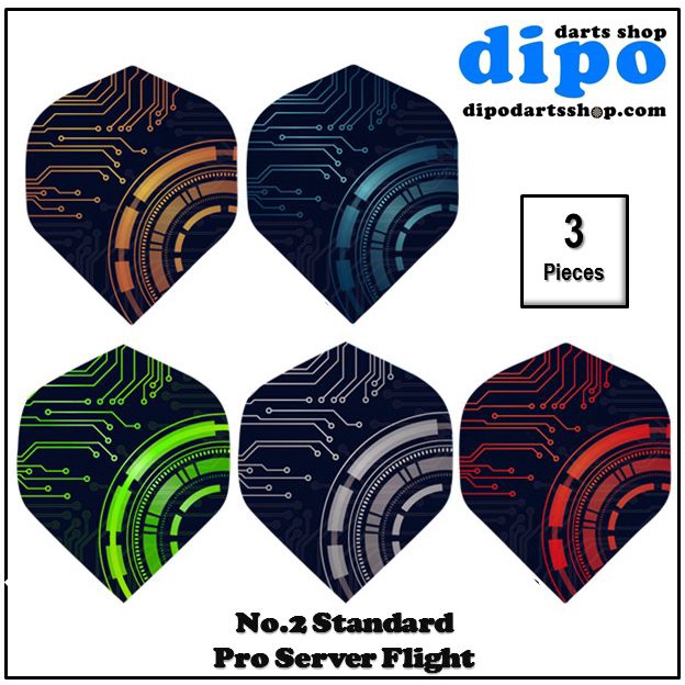 DiPO Darts Flight Pro Server Standard Flight Shopee Malaysia