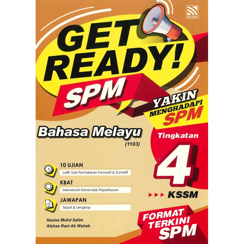 [READY STOCK] PELANGI GET READY! SPM BAHASA MELAYU TINGKATAN 4 KSSM ...