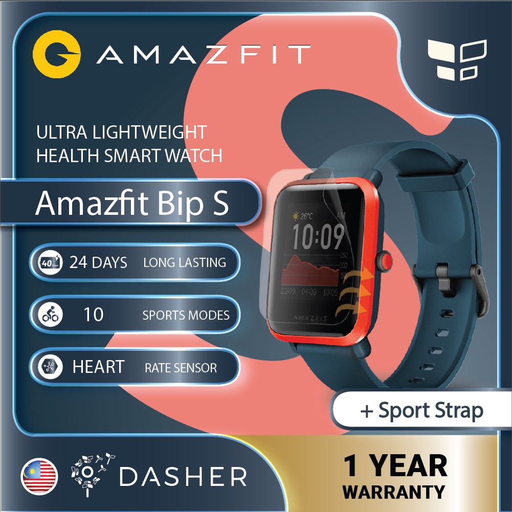 amazfit bip battery life with gps on