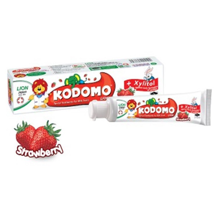 Kodomo Toothpaste for Milk Teeth (40gm) Strawberry Flavour 