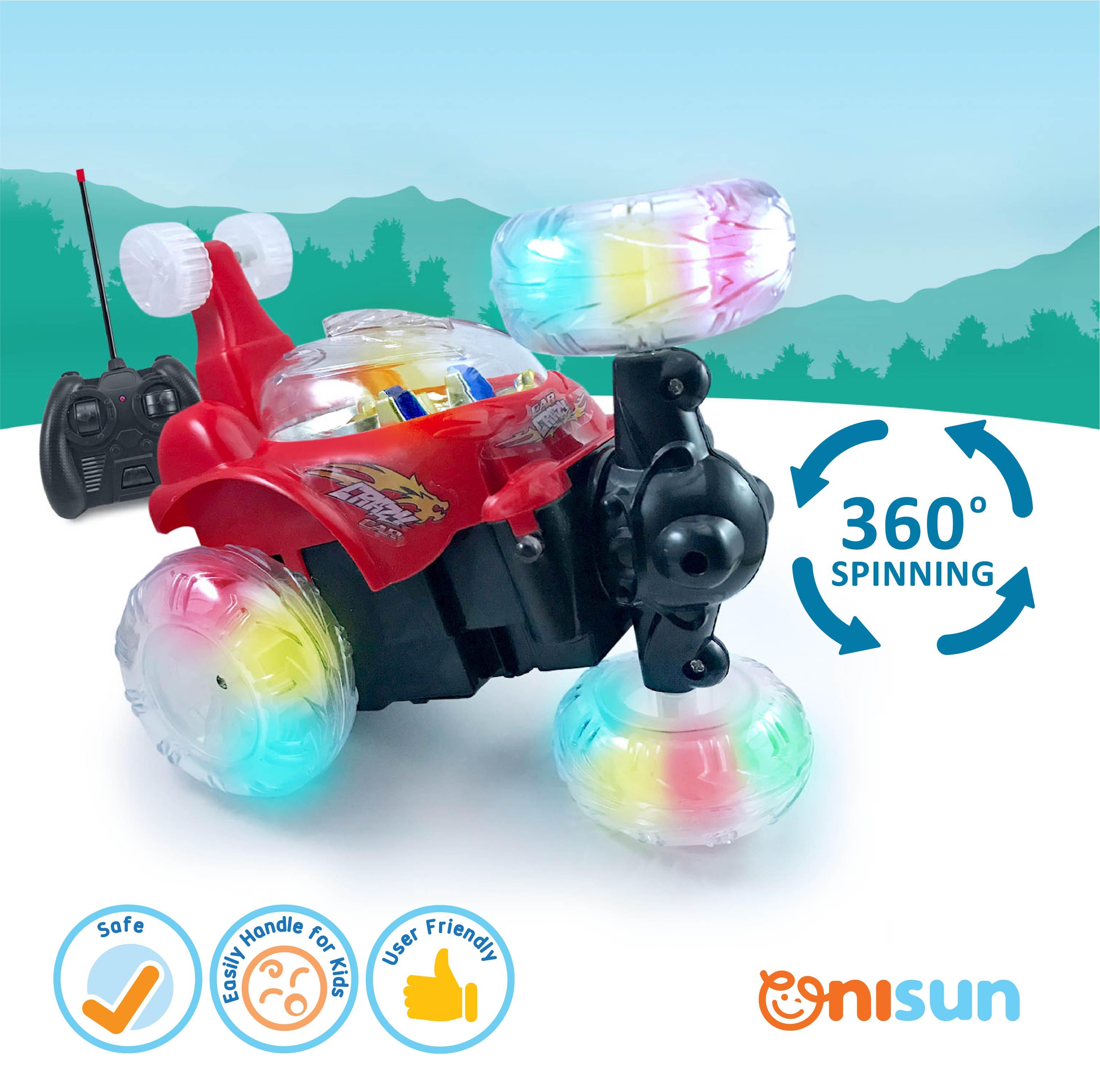 Remote Control Stunt Car 360° Rotation with Lights