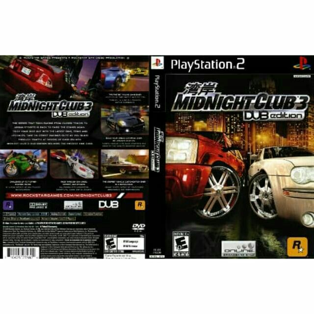 PS2 Midnight Club 3 DUB Edition (ORI) | Shopee Malaysia