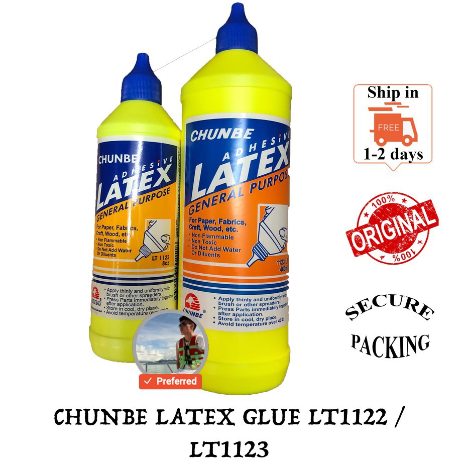 Chunbe LT1121LT1122 LT1123 Glue Latex Glue 4OZ/8OZ (230ML) 16OZ (460ML