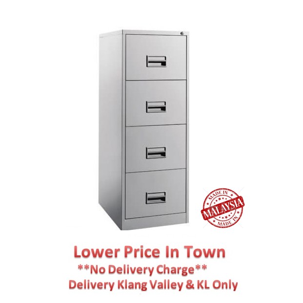Filing Cabinet 4 Drawer Steel Filing Cabinet Shopee Malaysia
