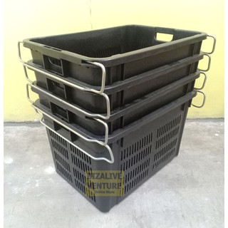 Heavy Duty Basket Black Basket Durian Basket Fruits 