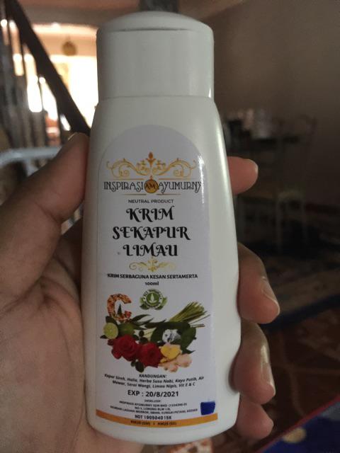 KRIM SEKAPUR LIMAU -KRIM KEMPIS PERUT/BUANG ANGIN  Shopee 