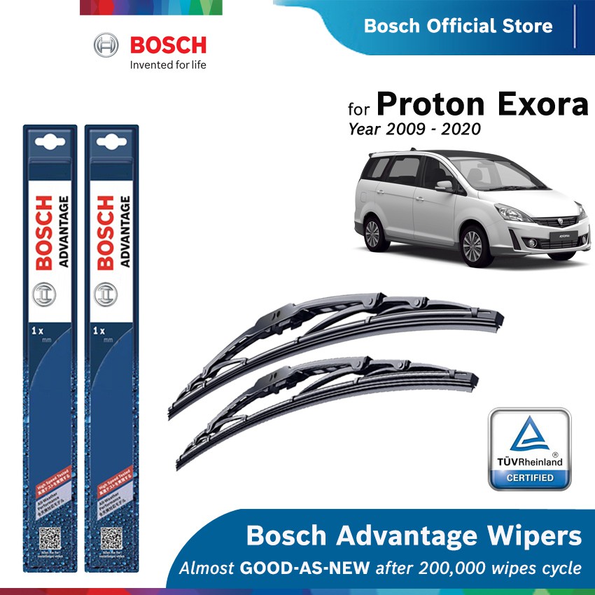 Bosch Advantage U Hook Wiper Set for Proton Exora (24"/16 ...