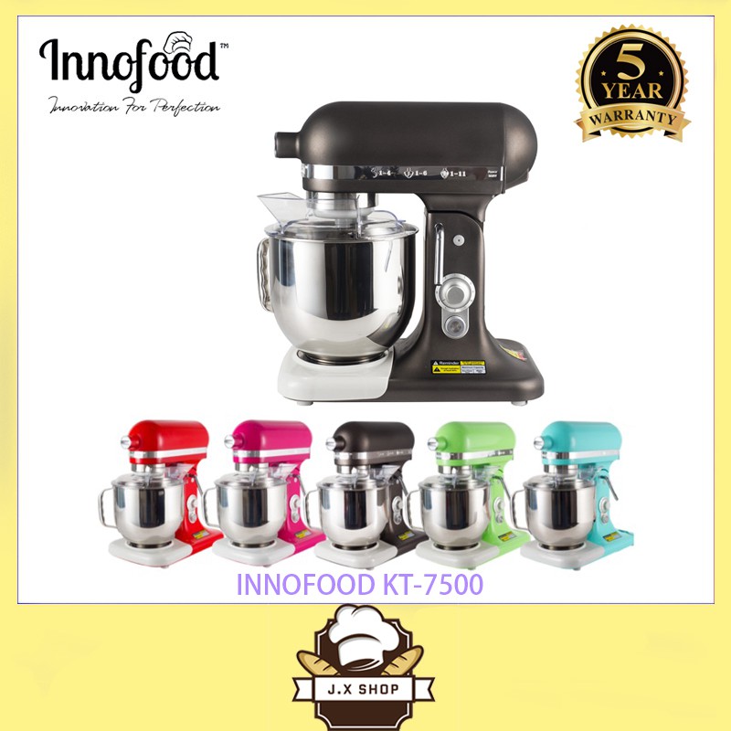Innofood Heavy Duty Professional Series Stand Mixer KT7500 Shopee