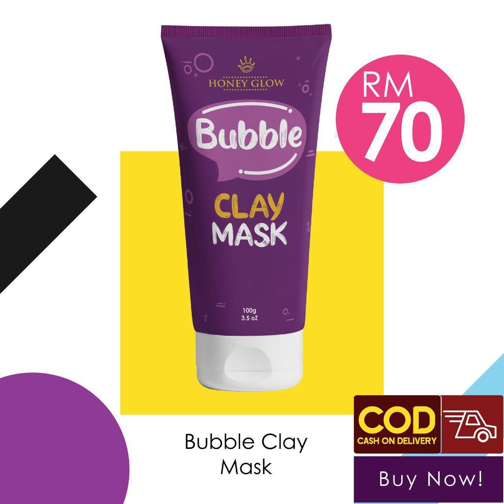 Bubble Clay Mask Cara Mudah Cerahkan Kulit Hilangkan Jerawat Kulit Berminyak Free Gift Shopee Malaysia