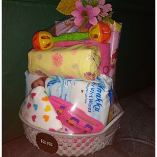 cara buat hamper barang baby