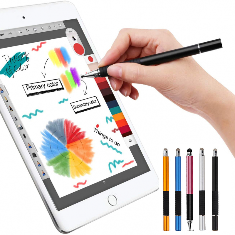 2 In 1 Touch Screen Stylus Pen For Android Ipad Drawing Tablet Devices Sejadah Elektronik Cool Gadgets Iphone 2019 Pro 12 9 11 Inch 10 2 2018 9 7 Air 3 10 5 Shopee Malaysia