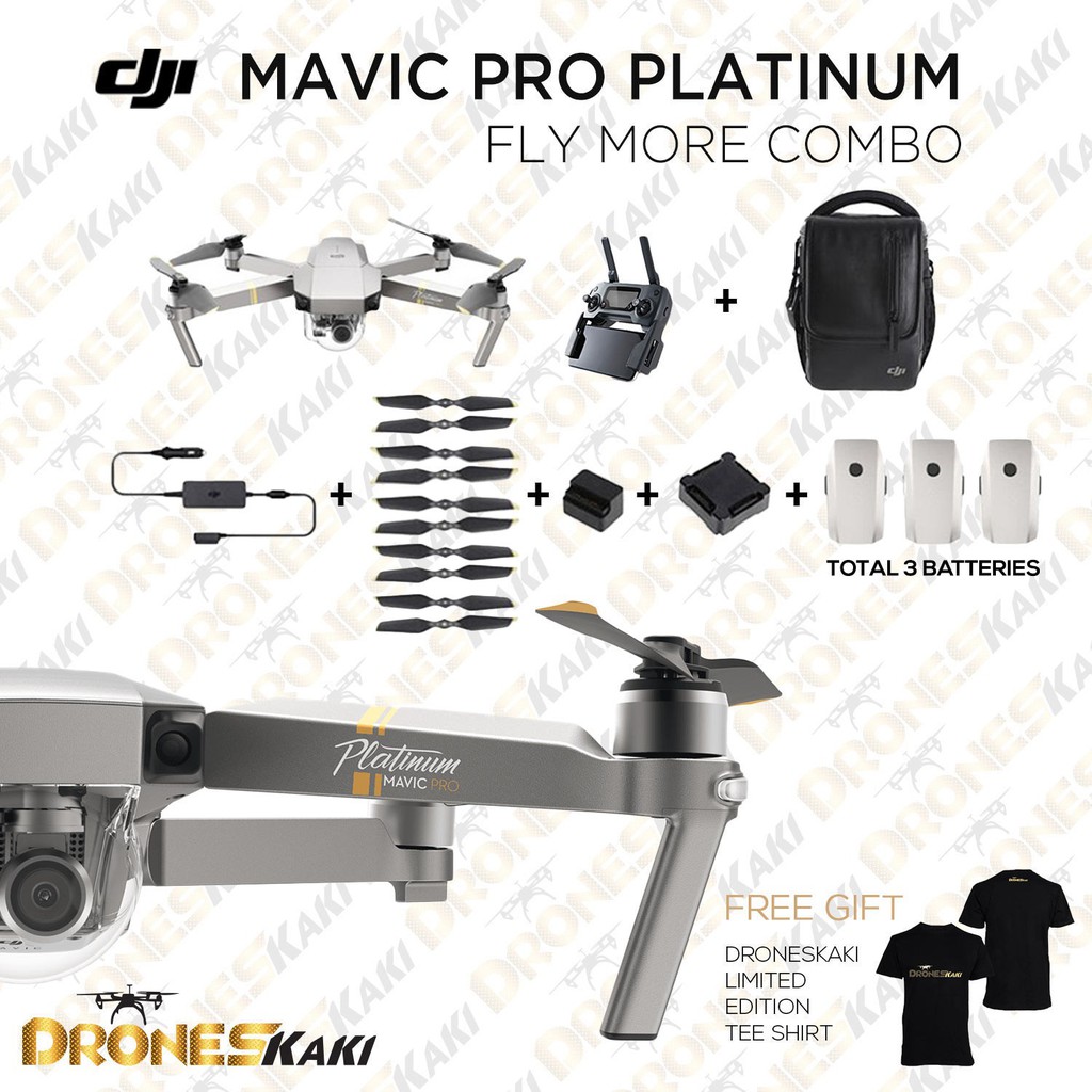 dji mavic pro platinum combo