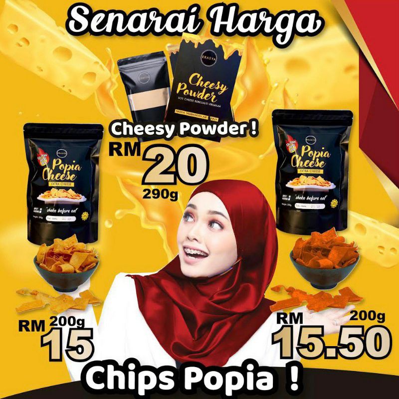 Cheesy powder [Cheese Serbuk] & Popia Cheese Original & Popia Cheese