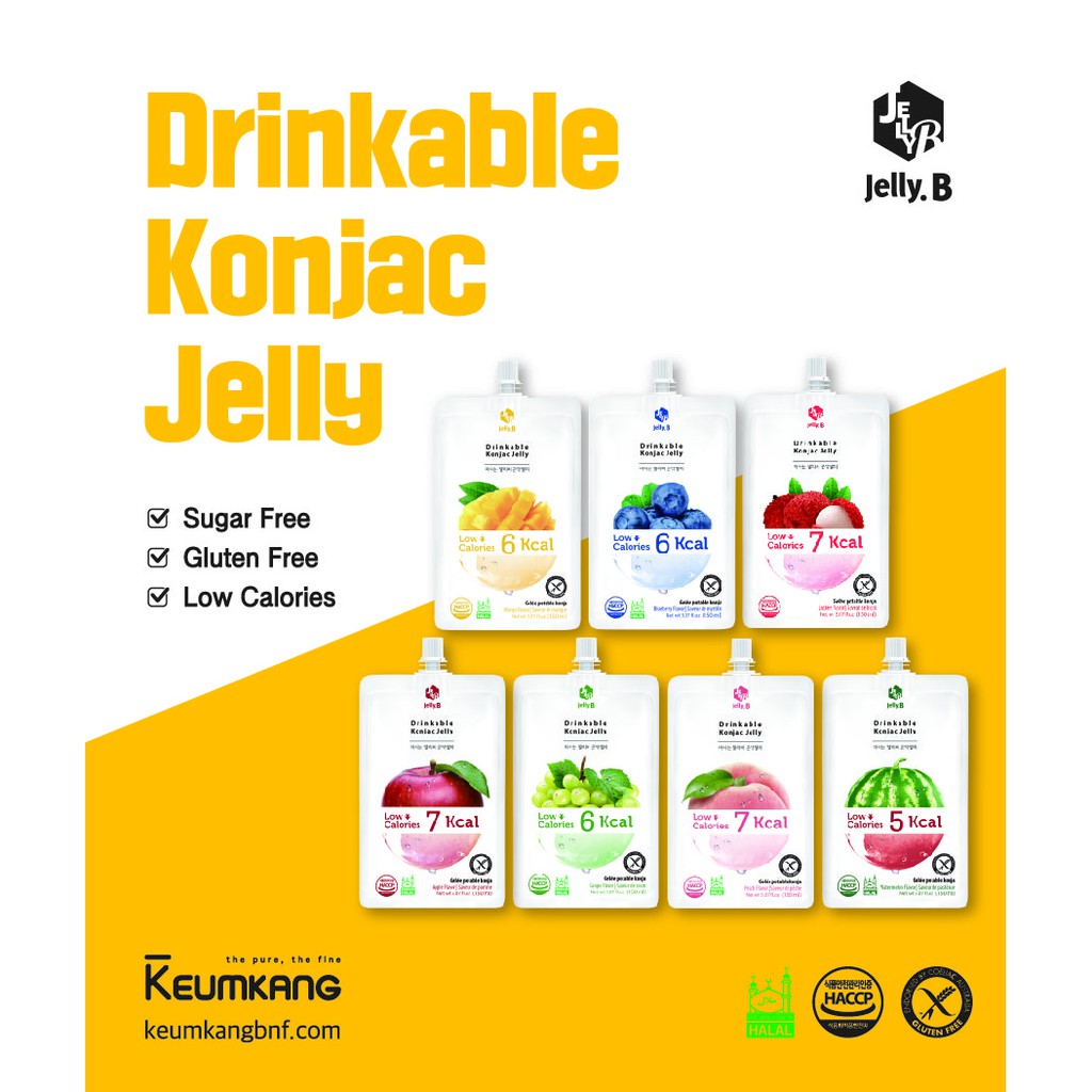 Buy Ready Snacks Jelly B Drinkable Konjac Jelly Apple Grape Peach Lychee Mango Jelly B Healthy Diet Low Cal 0 Sugar 150ml Seetracker Malaysia