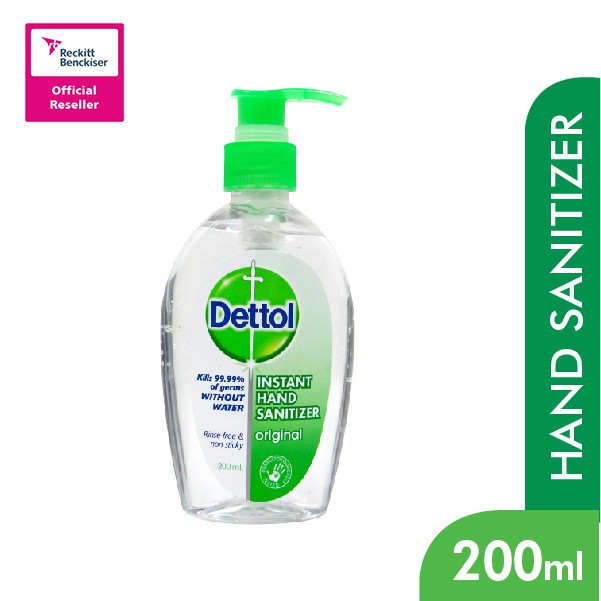 Dettol Hand Sanitizer Original (200ml) 165289 | Shopee