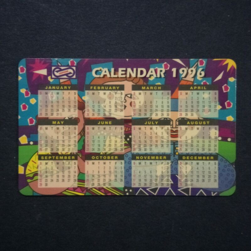 1996 calendar