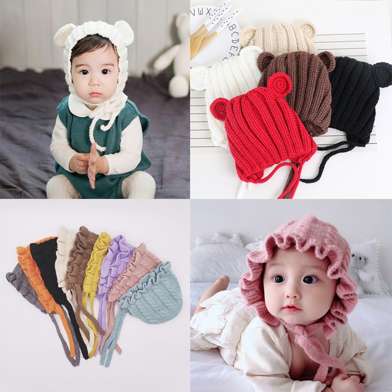 baby girl knitted hats