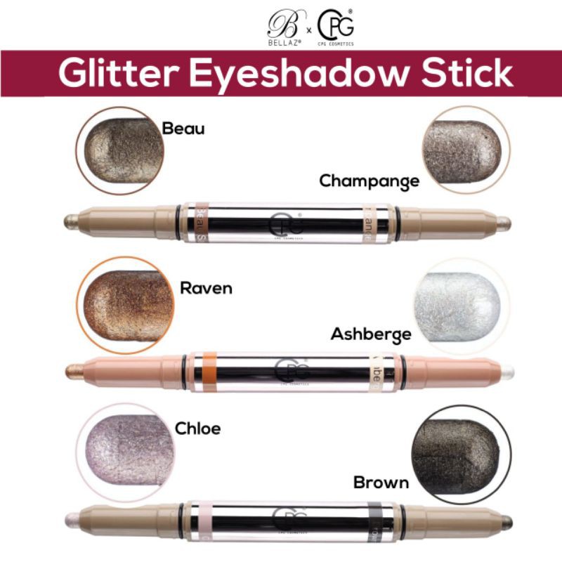 CPG X BELLAZ GLITTER EYESHADOW STICK